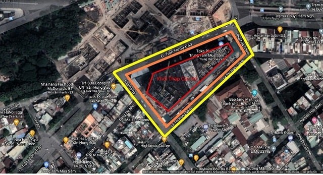 Mặt bằng One Central Quận 1 tổng thể