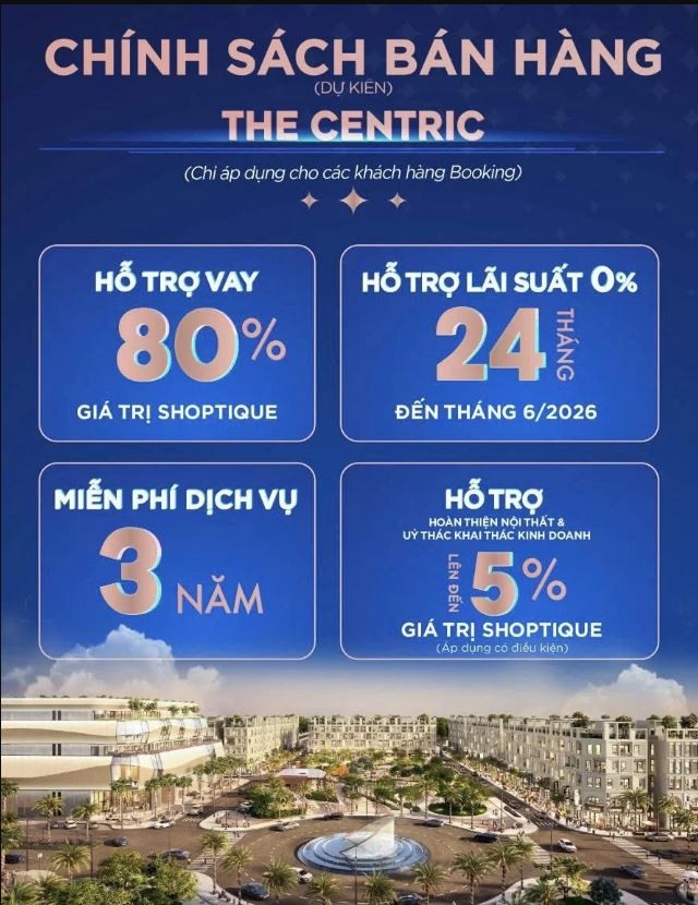 Chính sách bán hàng The Centric Hải Phòng 